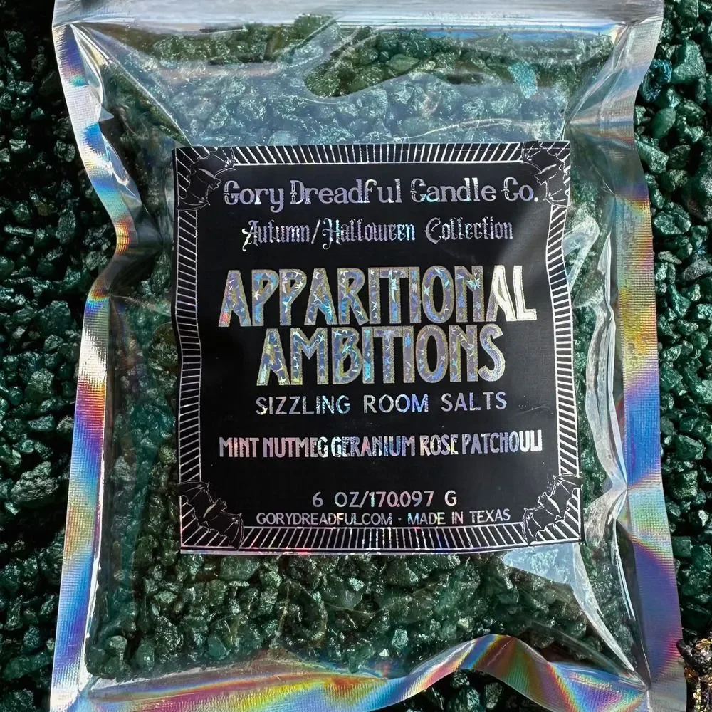 Apparitional Ambitions Sizzling Room Salt Potpourri: Mint Floral Patchouli